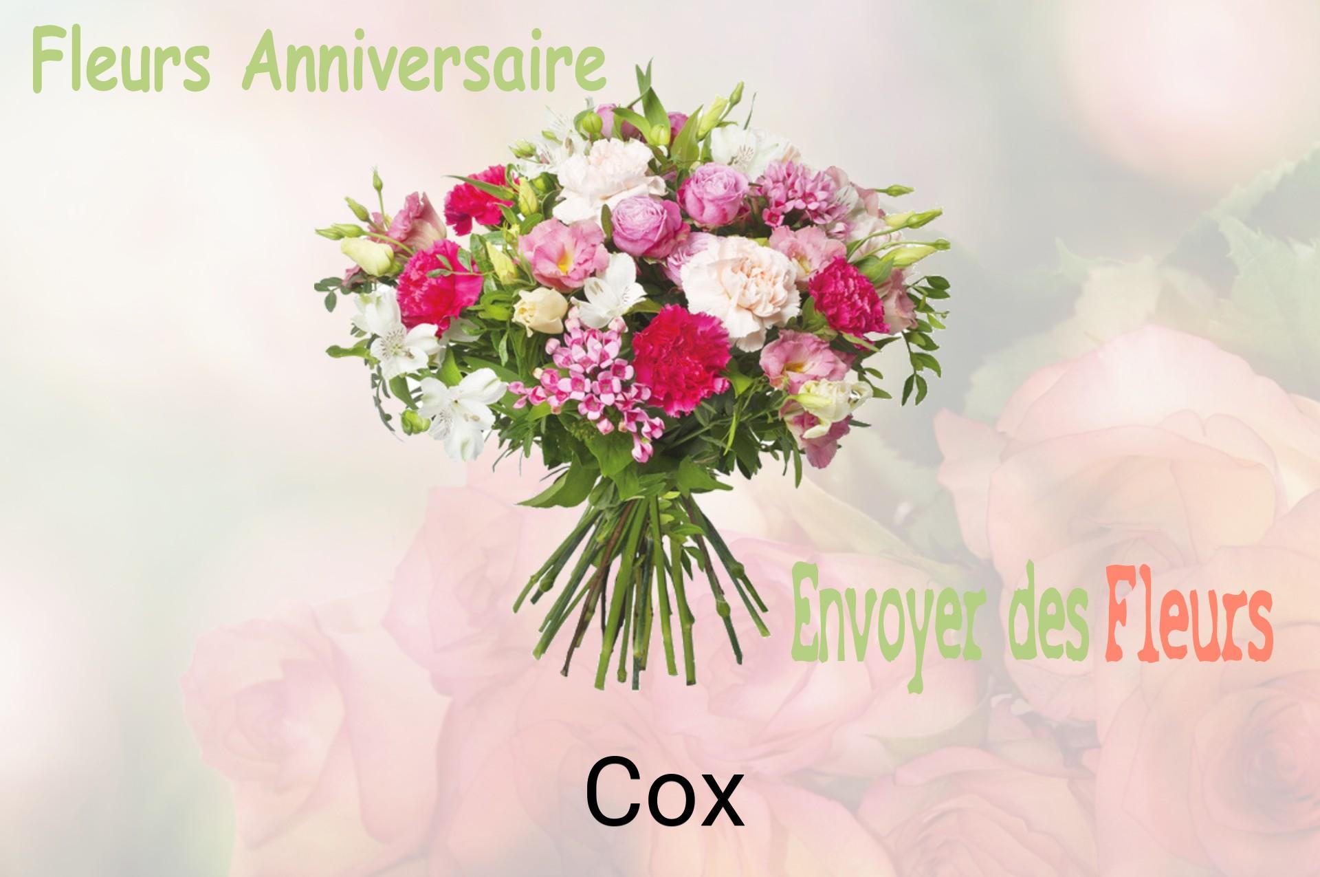 Bouquet de fleurs d’anniversaire livré à Cox